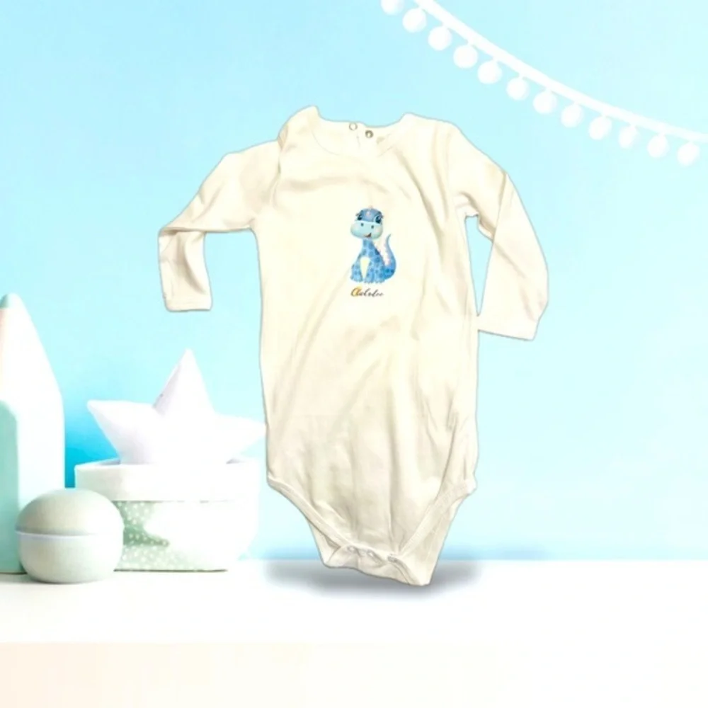 Chickadee’s Boutique onesie long sleeve 12 month